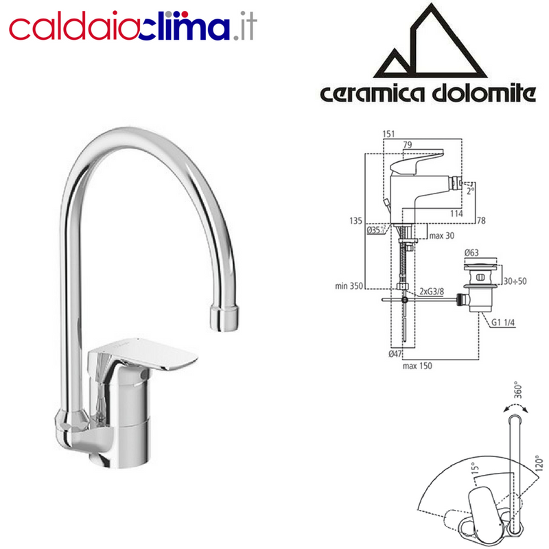 Lavelli In Ceramica Dolomite.Miscelatore Lavello Bocca Alta Base B5122 Ceramica Dolomite Ebay